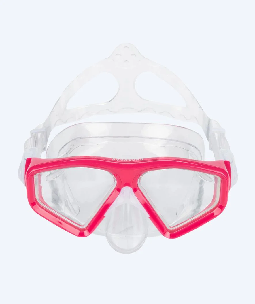 Aqualung zestaw maska + rurka do snorkelingu dla dorosłych - Saturn - Przezroczysty/jasnoróżowy - Image 2