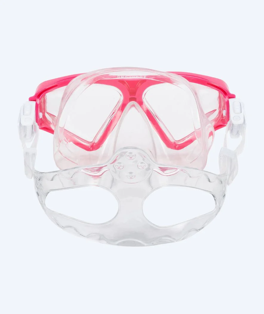 Aqualung zestaw maska + rurka do snorkelingu dla dorosłych - Saturn - Przezroczysty/jasnoróżowy - Image 3