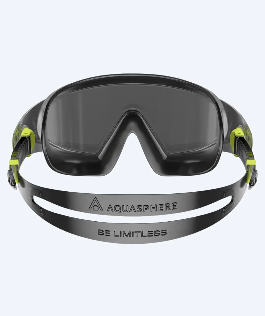 Aquasphere maska do pływania - DEFY. Ultra Indigo - Czarna (szara soczewka) - Image 2