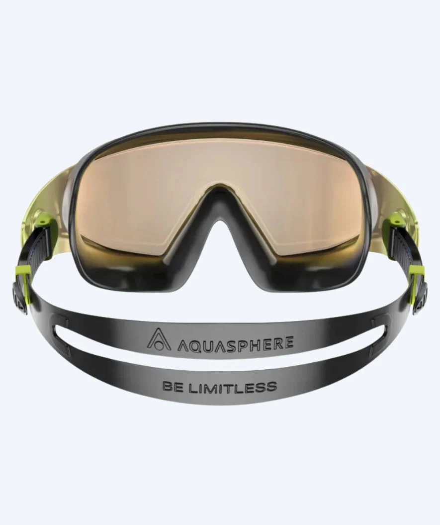 Aquasphere maska do pływania - DEFY. Ultra Indigo - Czarny/niebieski (Lustrzane soczewki) - Image 2