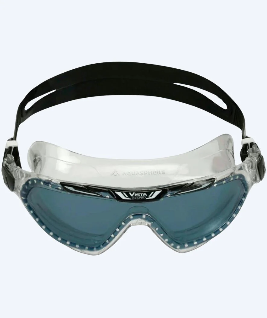 Aquasphere maska do pływania - Vista XP - Czarna (szare szkła) - Image 3
