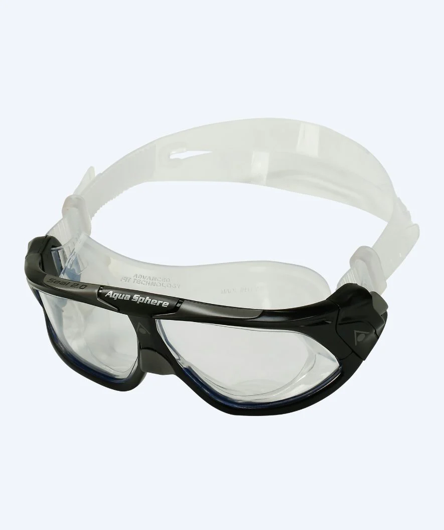 Aquasphere okulary do pływania dla dorosłych - Seal 2.0 - Czarny/przezroczysty - Image 3