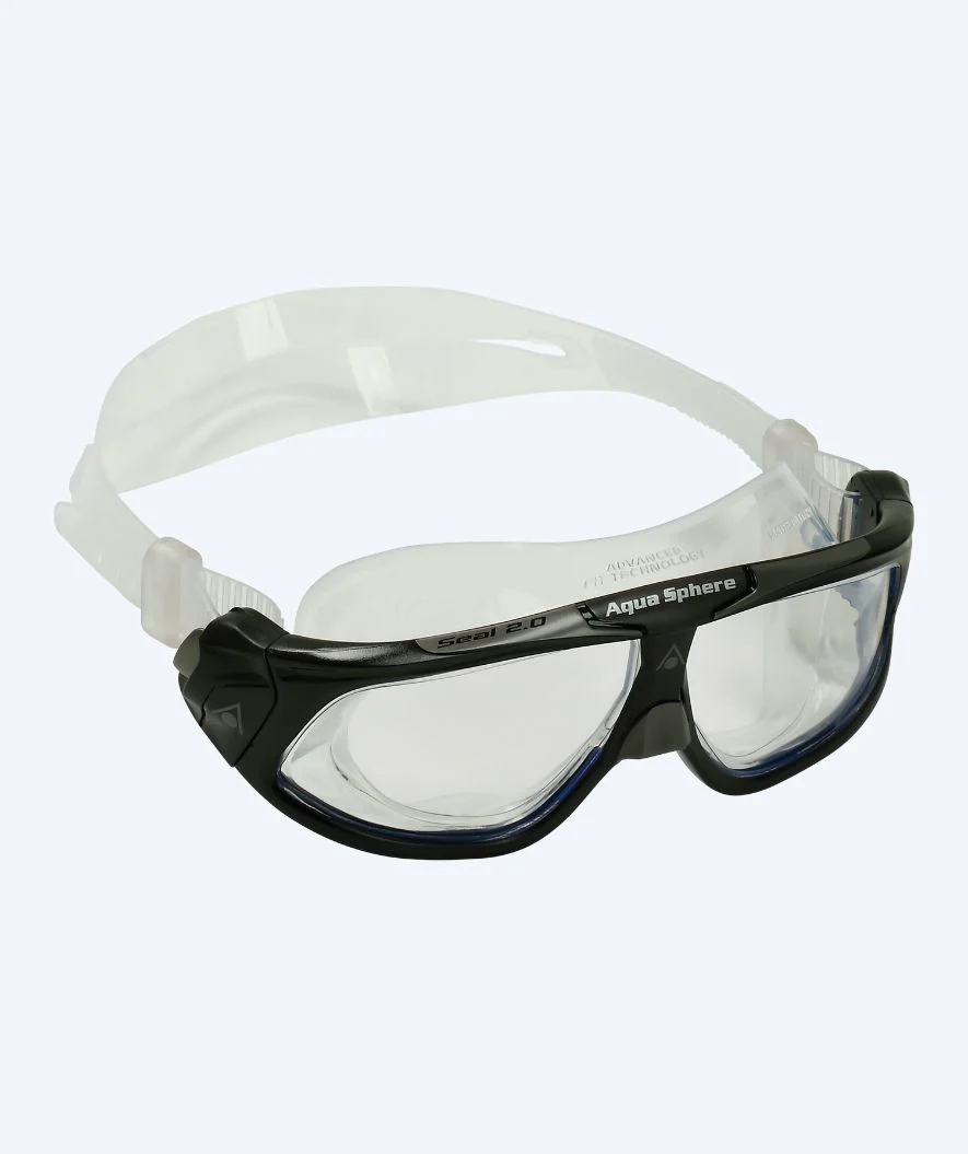 Aquasphere okulary do pływania dla dorosłych - Seal 2.0 - Czarny/przezroczysty - Image 4