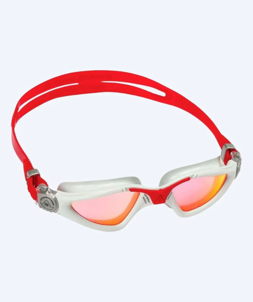 Aquasphere okulary pływackie treningowe - Kayenne Titanium - Czerwony/szary - Image 3