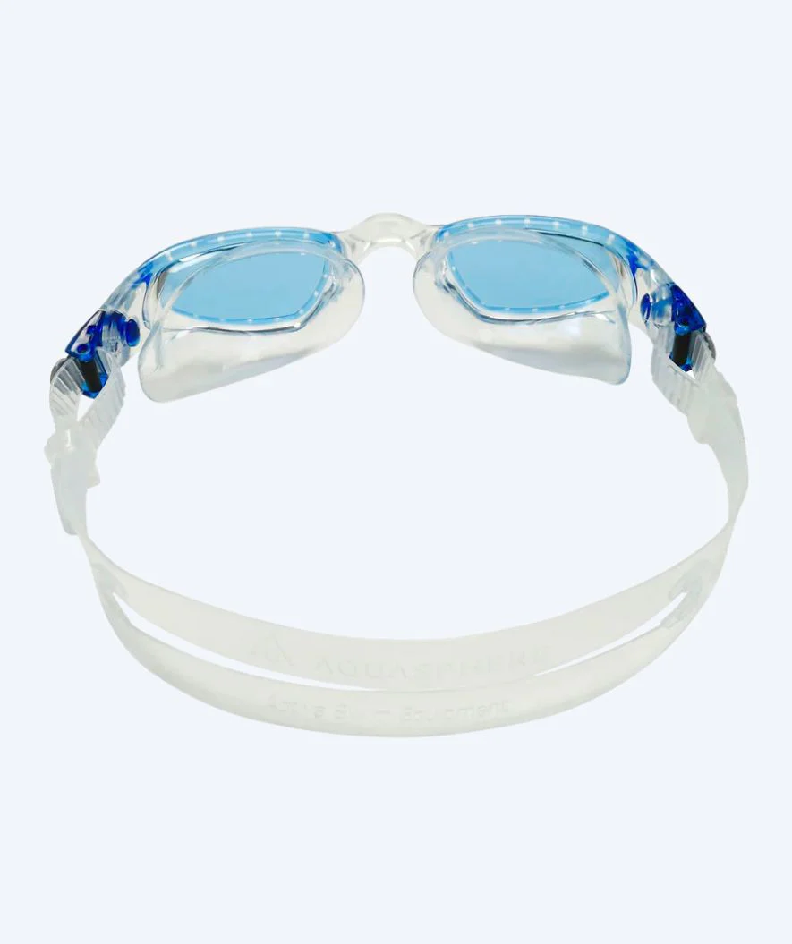 Aquasphere okulary pływackie treningowe - Mako 2 - Przezroczyste/niebieskie - Image 2