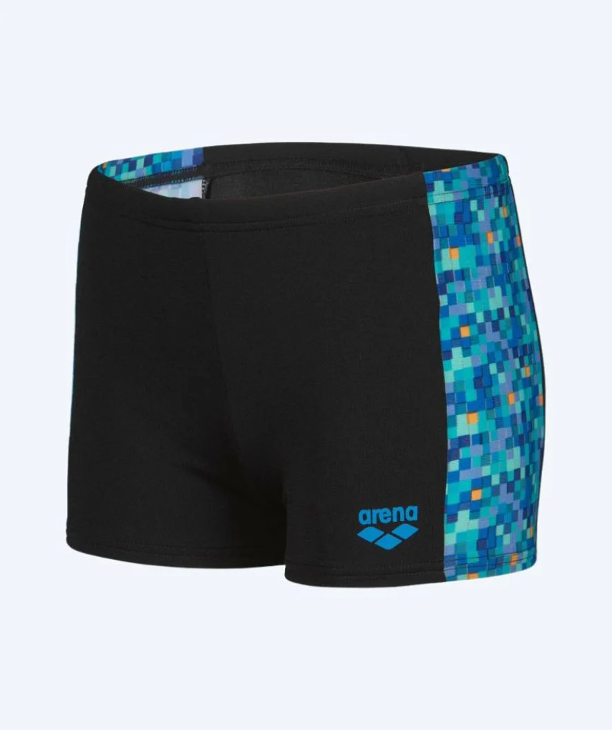 Arena bokserki kąpielowe dla chłopców - Pooltiles - Czarny/niebieski - Image 6