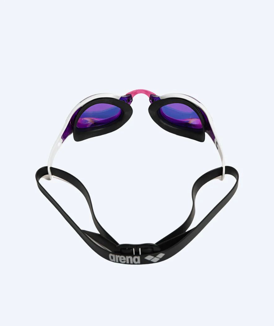 Arena Elite okulary do pływania - Cobra Edge SWIPE Mirror - Biały/Fioletowy - Image 4