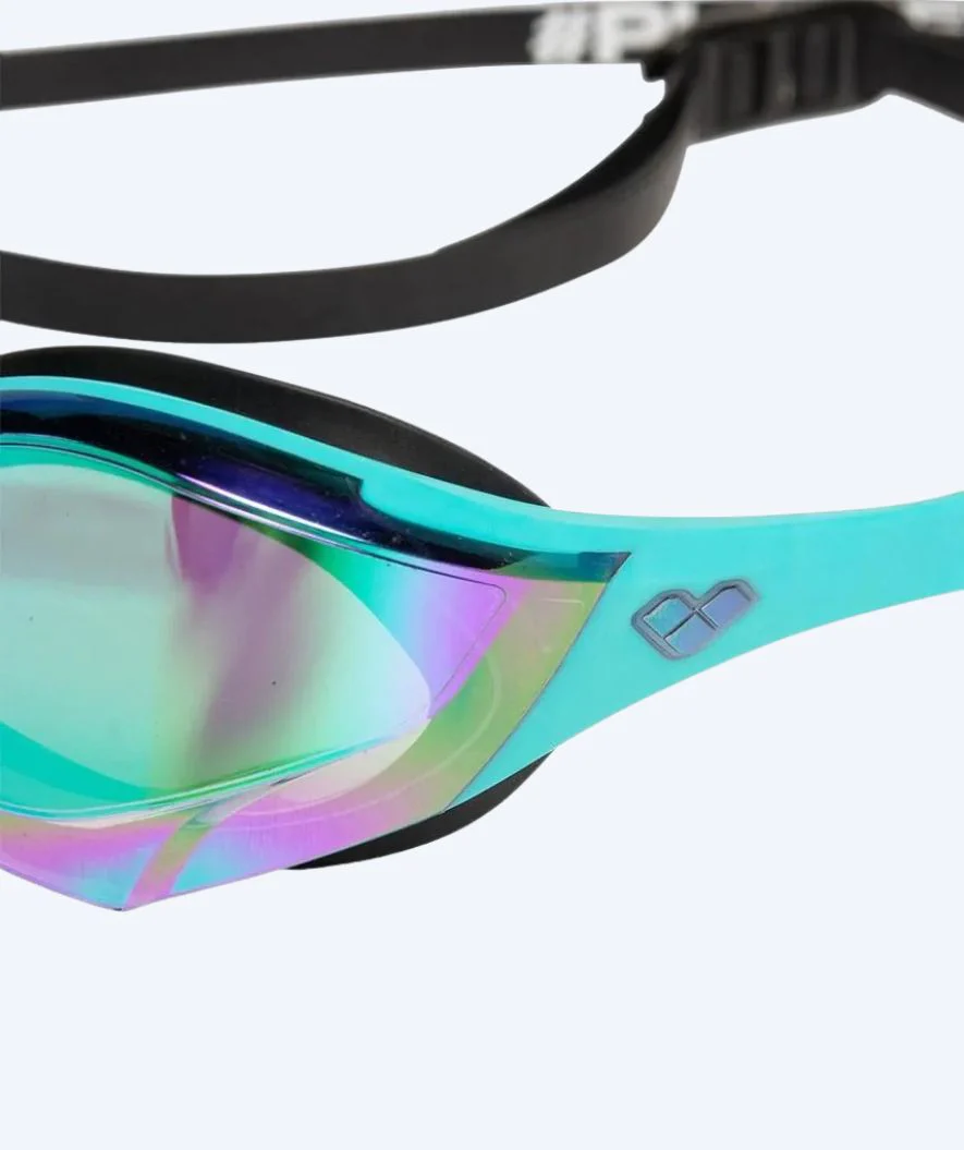 Arena Elite okulary do pływania - Cobra Edge SWIPE Mirror - Czarny/turkusowy - Image 3