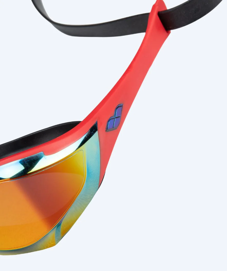 Arena Elite okulary do pływania - Cobra Edge SWIPE Mirror - Czerwony/złoty - Image 6