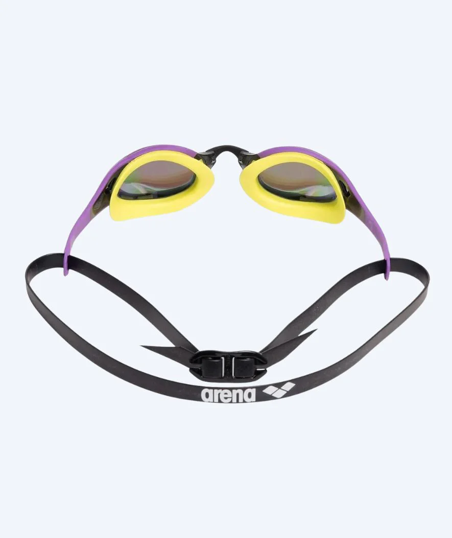 Arena Elite okulary do pływania - Cobra Edge SWIPE Mirror - Żółty/fioletowy - Image 2