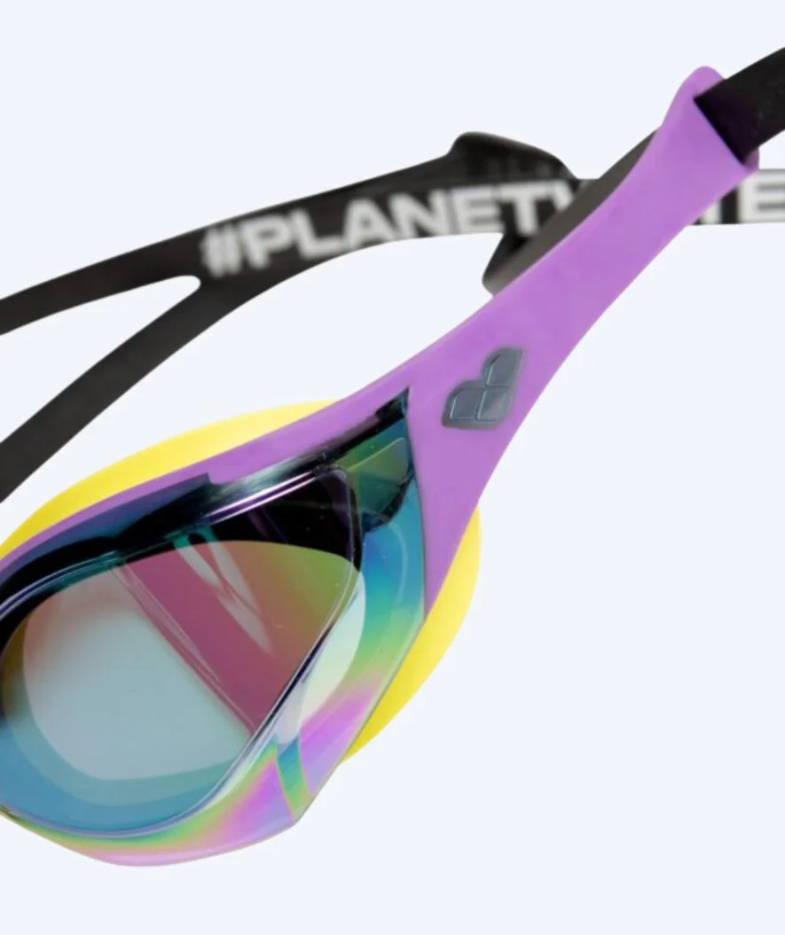 Arena Elite okulary do pływania - Cobra Edge SWIPE Mirror - Żółty/fioletowy - Image 3