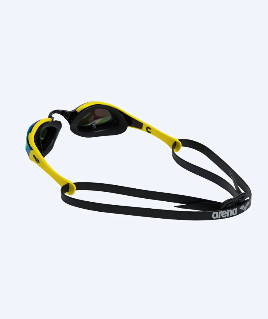 Arena Elite okulary do pływania - Cobra Edge SWIPE Mirror - Żółty/zielony - Image 2