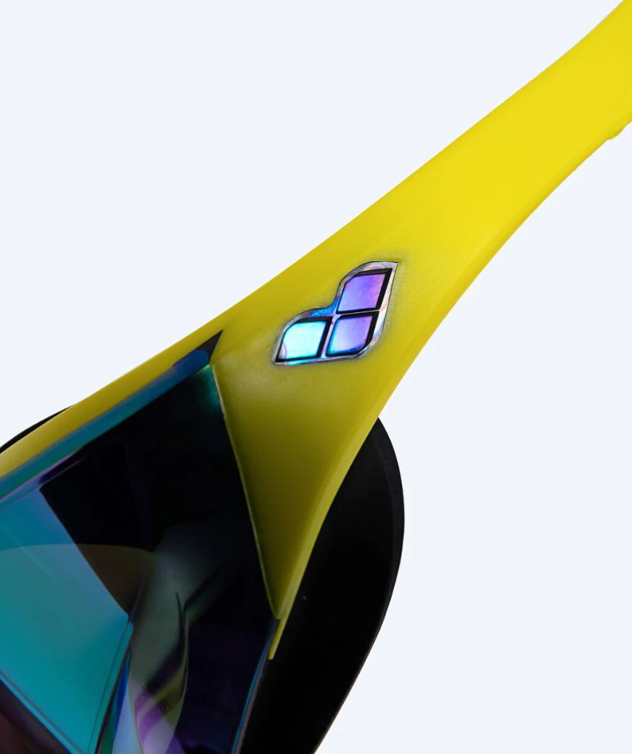 Arena Elite okulary do pływania - Cobra Edge SWIPE Mirror - Żółty/zielony - Image 5