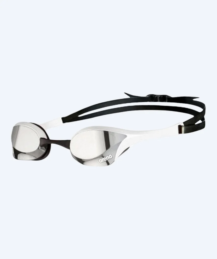 Arena Elite okulary do pływania - Cobra Ultra SWIPE Mirror - Biały/srebrny - Image 3