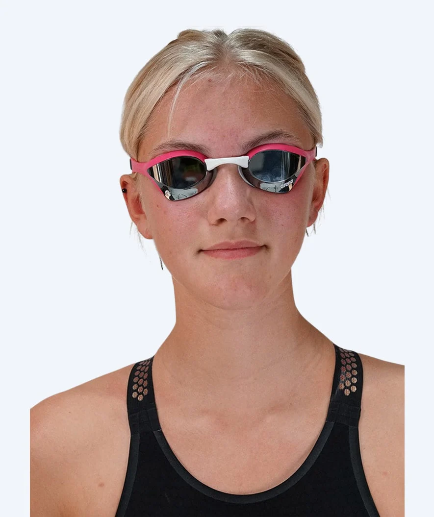 Arena Elite okulary do pływania - Cobra Ultra SWIPE Mirror - Ciemnoniebieski/srebrny - Image 3