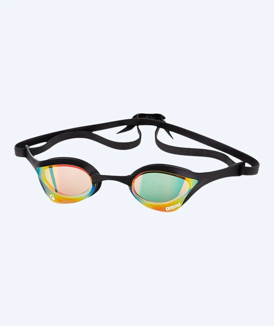 Arena Elite okulary do pływania - Cobra Ultra SWIPE Mirror - Czarny/złoty - Image 3