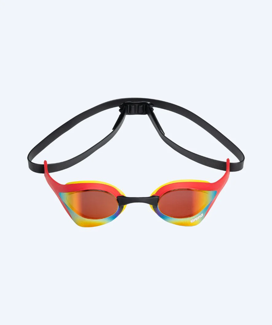 Arena Elite okulary do pływania - Cobra Ultra SWIPE Mirror - Czerwony/złoty - Image 2