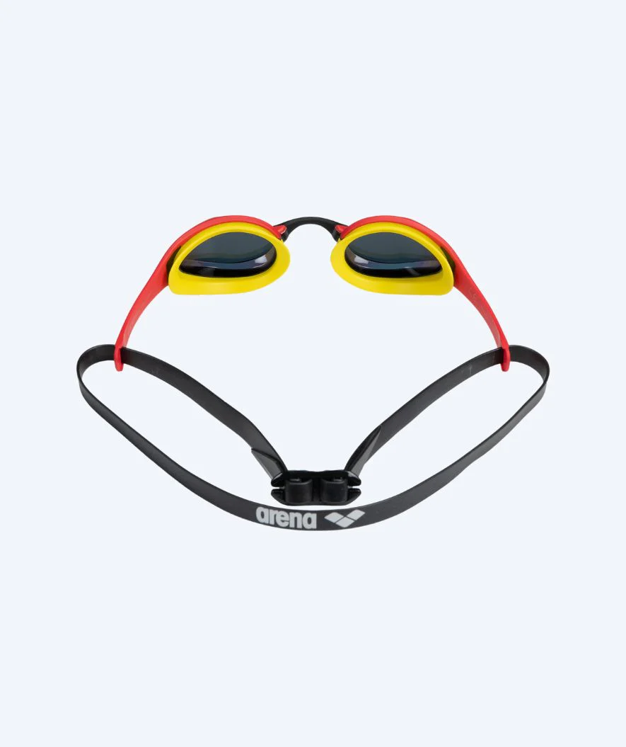 Arena Elite okulary do pływania - Cobra Ultra SWIPE Mirror - Czerwony/złoty - Image 3