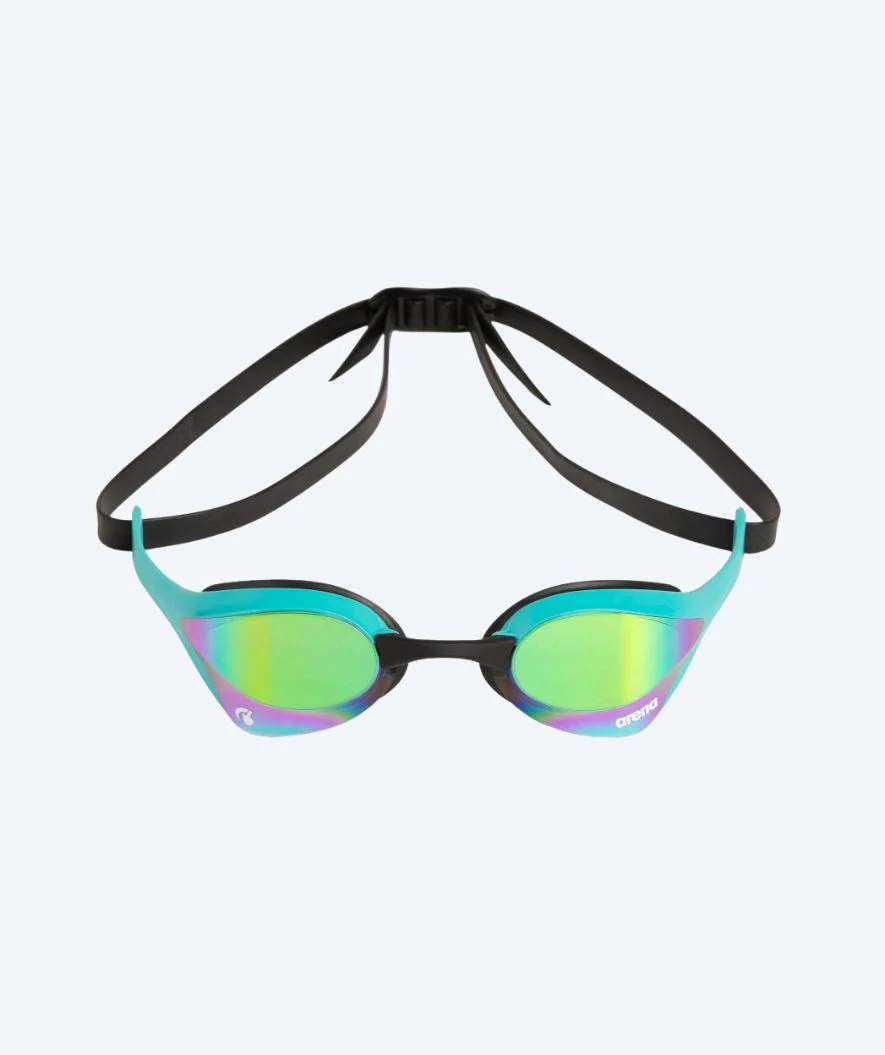 Arena Elite okulary do pływania - Cobra Ultra SWIPE Mirror - Jasnoniebieski/złoty - Image 3