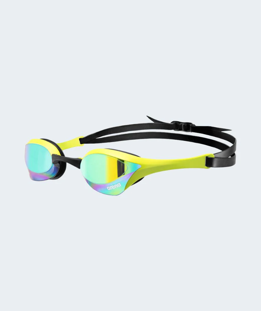 Arena Elite okulary do pływania - Cobra Ultra SWIPE Mirror - Zółto/limonkowe - Image 3