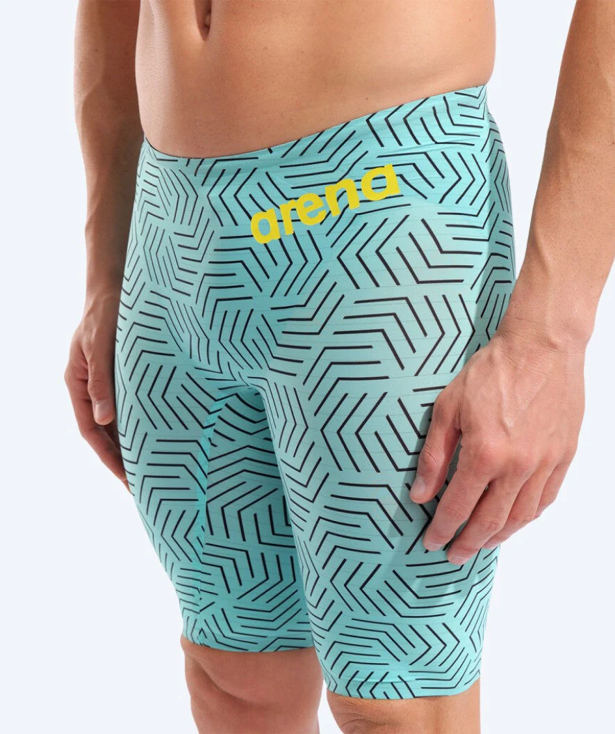 Arena kąpielówki na zawody dla mężczyzn - Carbon Air 2 - Niebieski/Żółty - Image 3