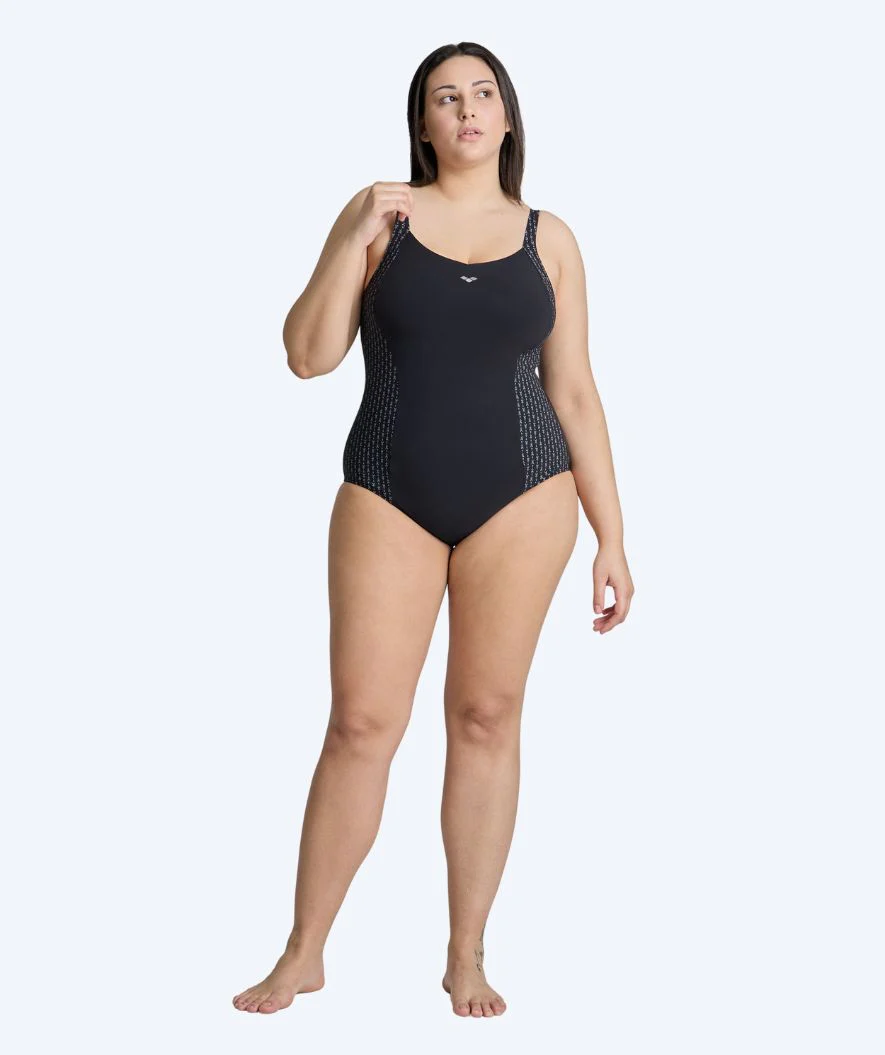 Arena strój kąpielowy damski plus size - Bodylift Laura - Czarny - Image 3