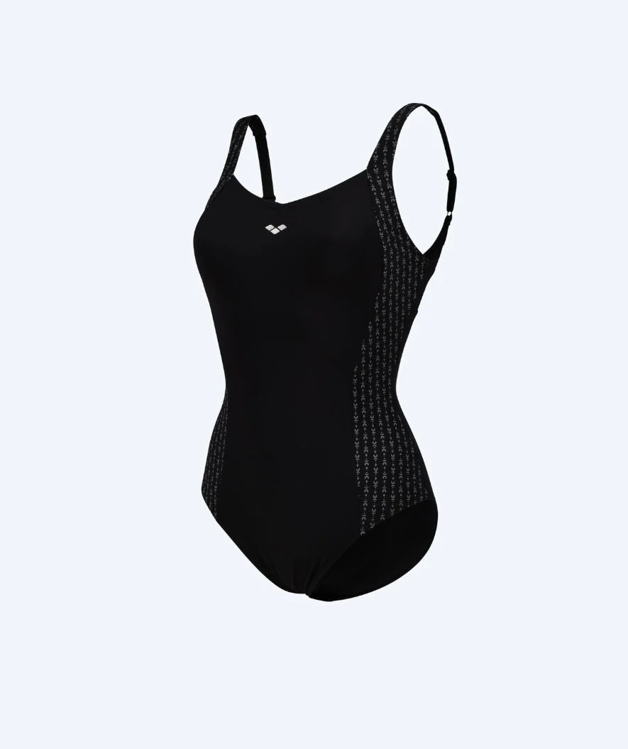 Arena strój kąpielowy damski plus size - Bodylift Laura - Czarny - Image 6