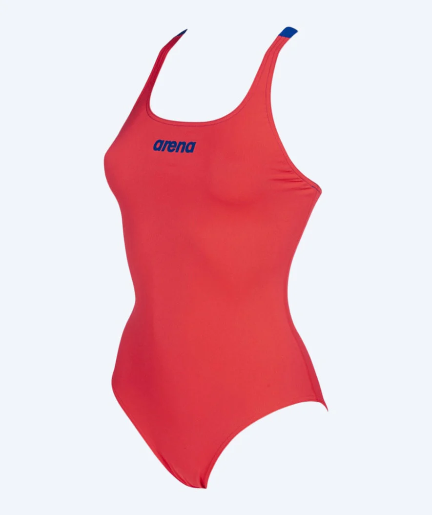 Arena strój kąpielowy damski - Solid Swim Pro - Jasnoróżowy/ciemnoniebieski - Image 2
