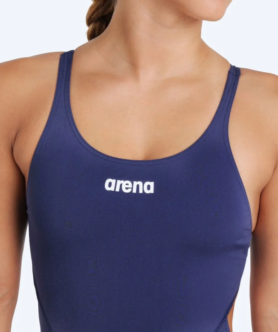 Arena strój kąpielowy damski - Team Swim Tech Solid - Ciemnoniebieski - Image 3