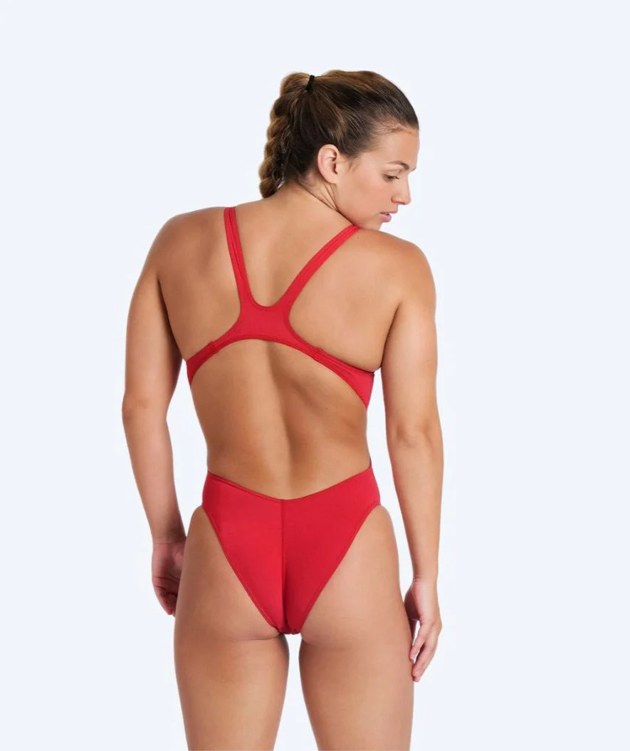 Arena strój kąpielowy damski - Team Swim Tech Solid - Czerwony - Image 2