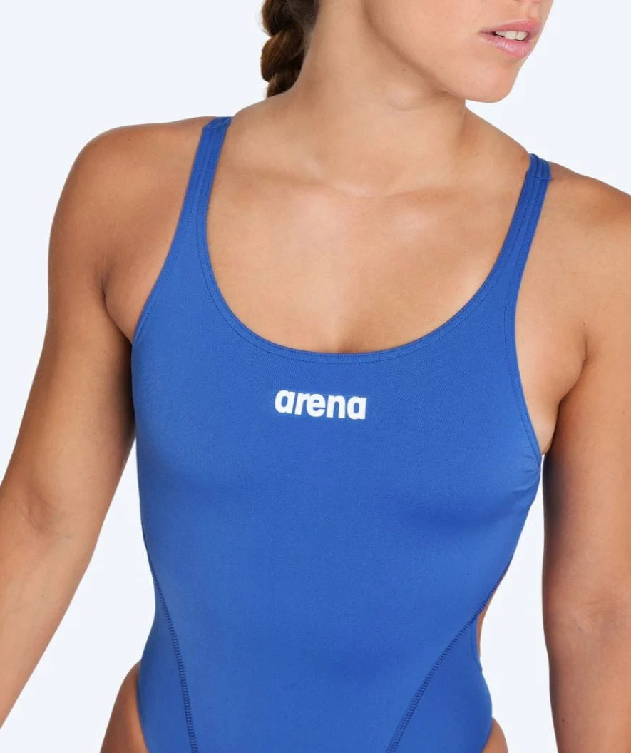 Arena strój kąpielowy damski - Team Swim Tech Solid - Niebieski - Image 3