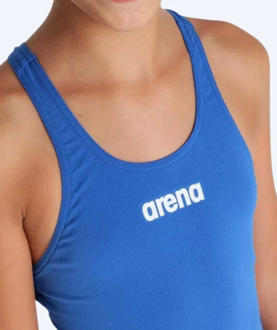 Arena strój kąpielowy dla dziewczynek - Team Swim Tech Solid - Niebieski - Image 4