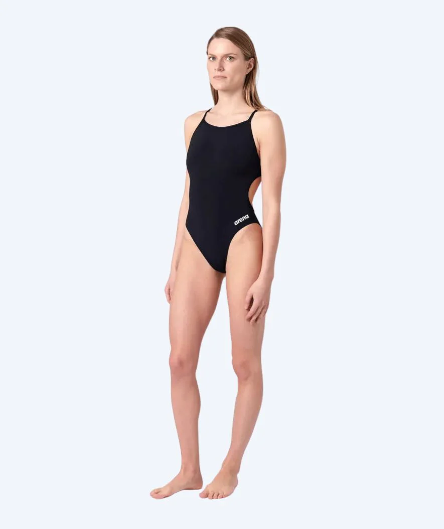 Arena strój kąpielowy dla kobiet - Solid Lace Back - Czarny - Image 3
