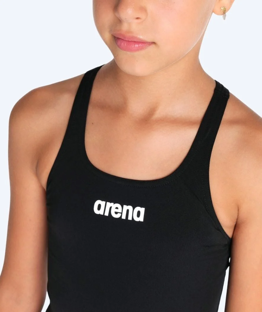 Arena strój kąpielowy dla dziewczynek - Team Swim Pro Solid - Czarny - Image 8