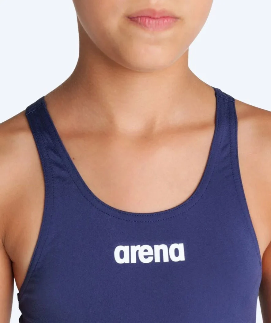 Arena strój kąpielowy dla dziewczynek - Team Swim Tech Solid - Ciemnoniebieski - Image 4