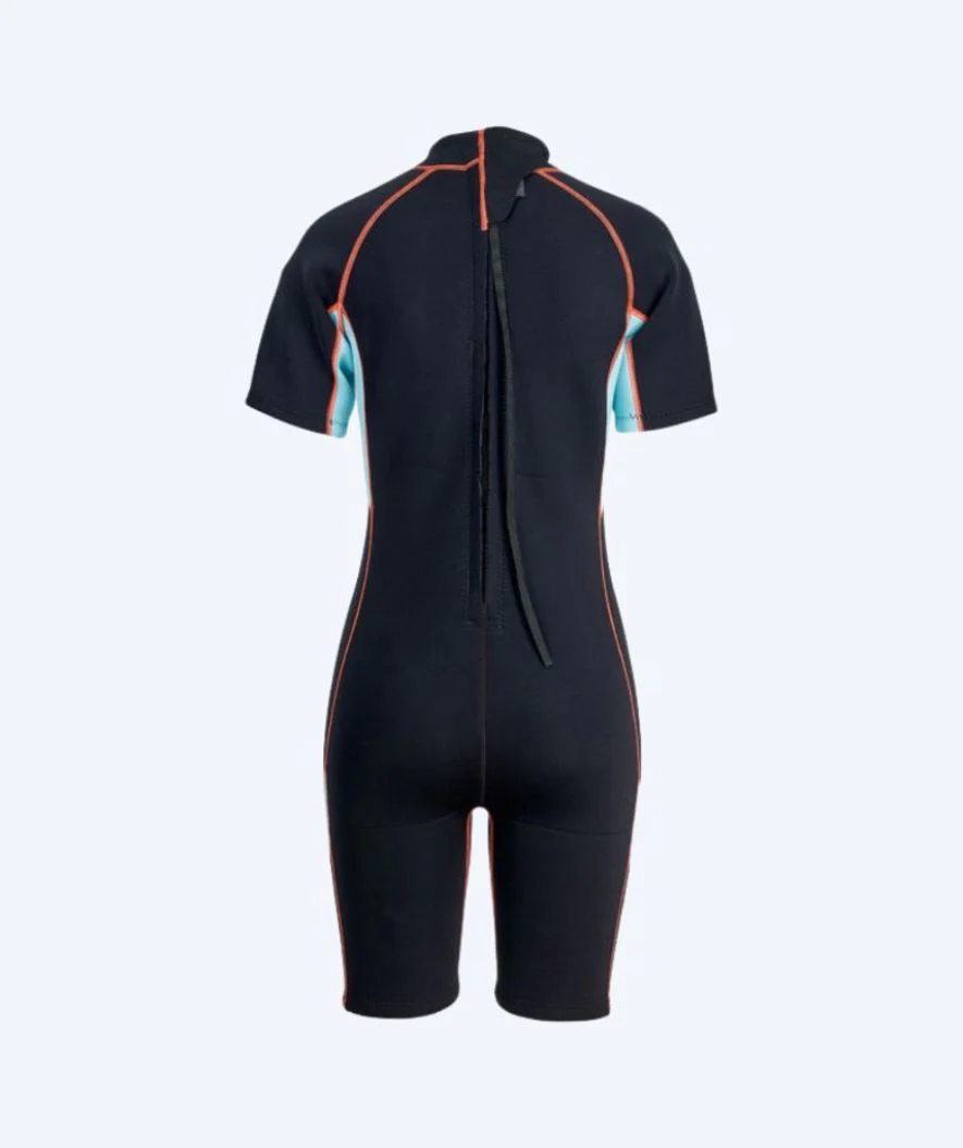Beco damska pianka neoprenowa - Neoprene Shorty czarna/jasnoniebieska UV 50+ - Image 5