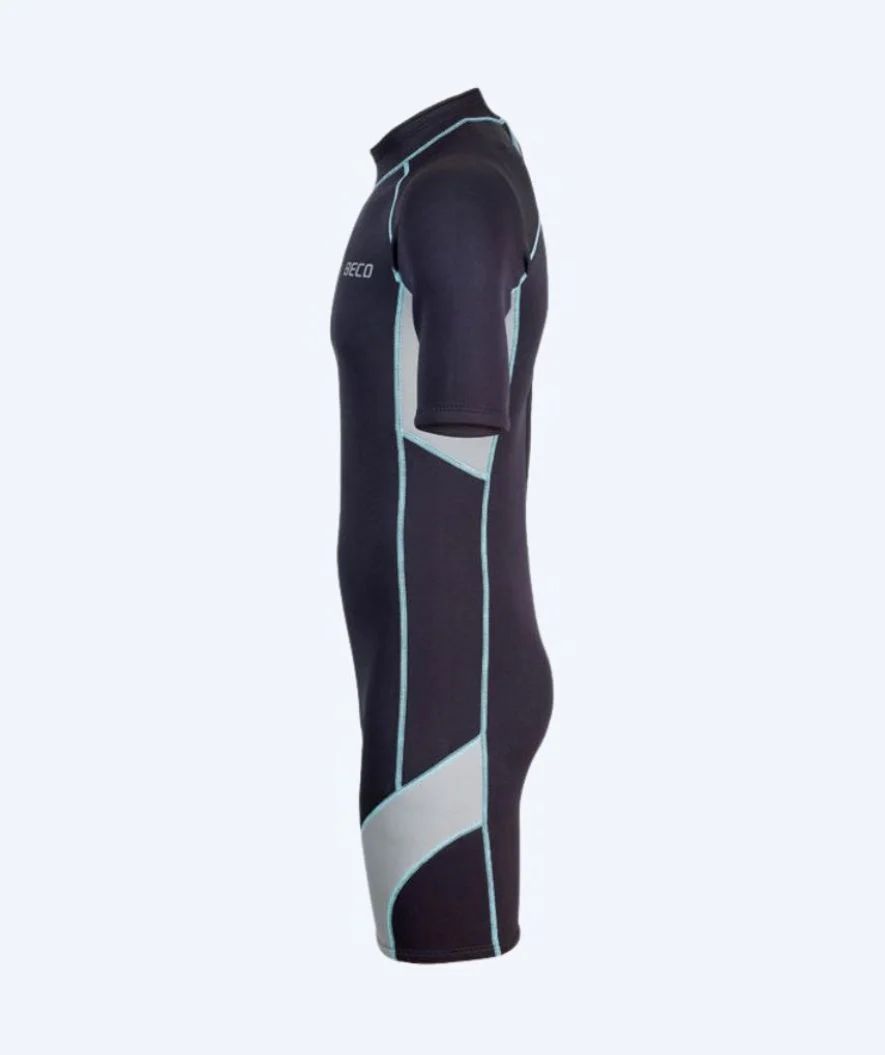 Beco męska pianka neoprenowa - Neoprene Shorty czarna/szara UV 50+ - Image 3
