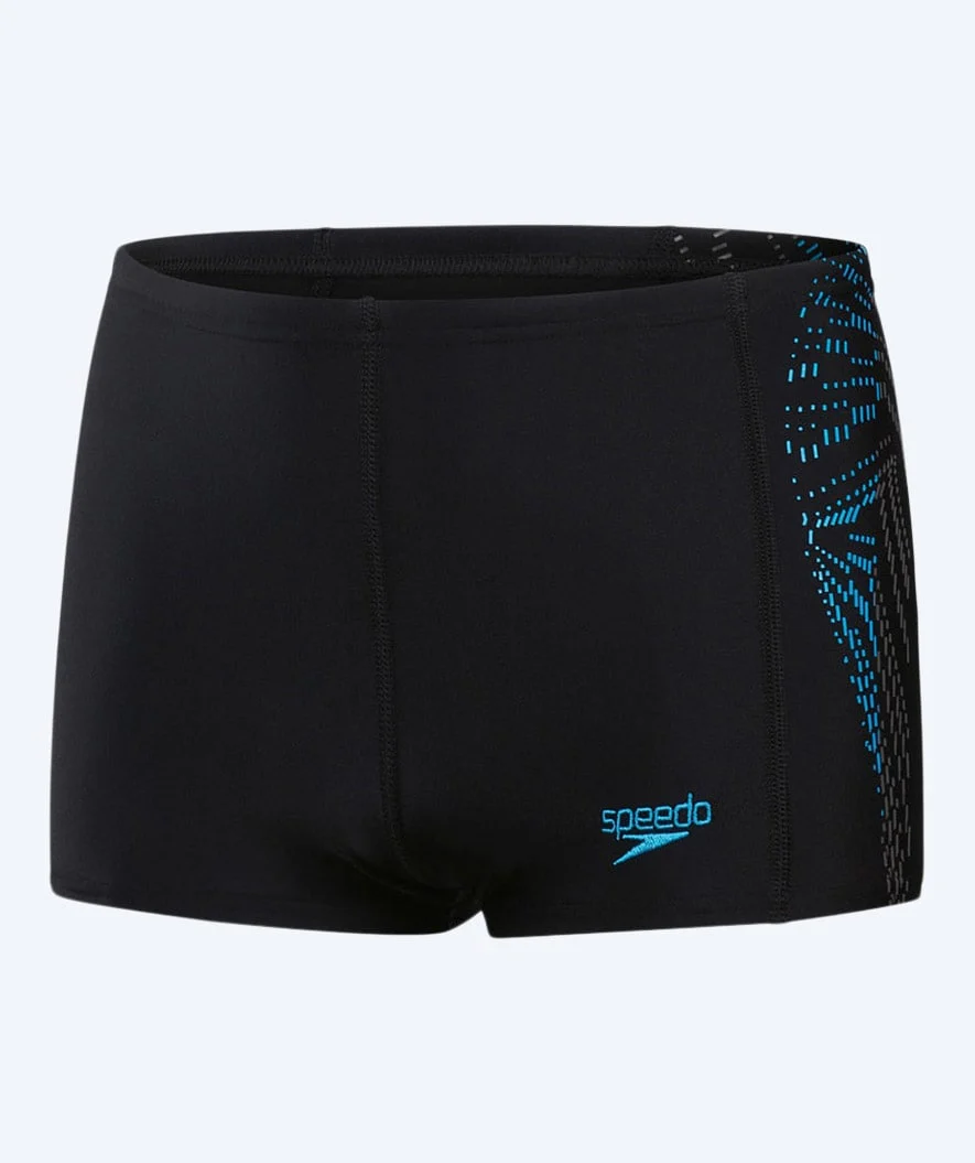 Bokserki kąpielowe dla chłopców Speedo - Allover Panel - Czarne/jasnoniebieskie - Image 5