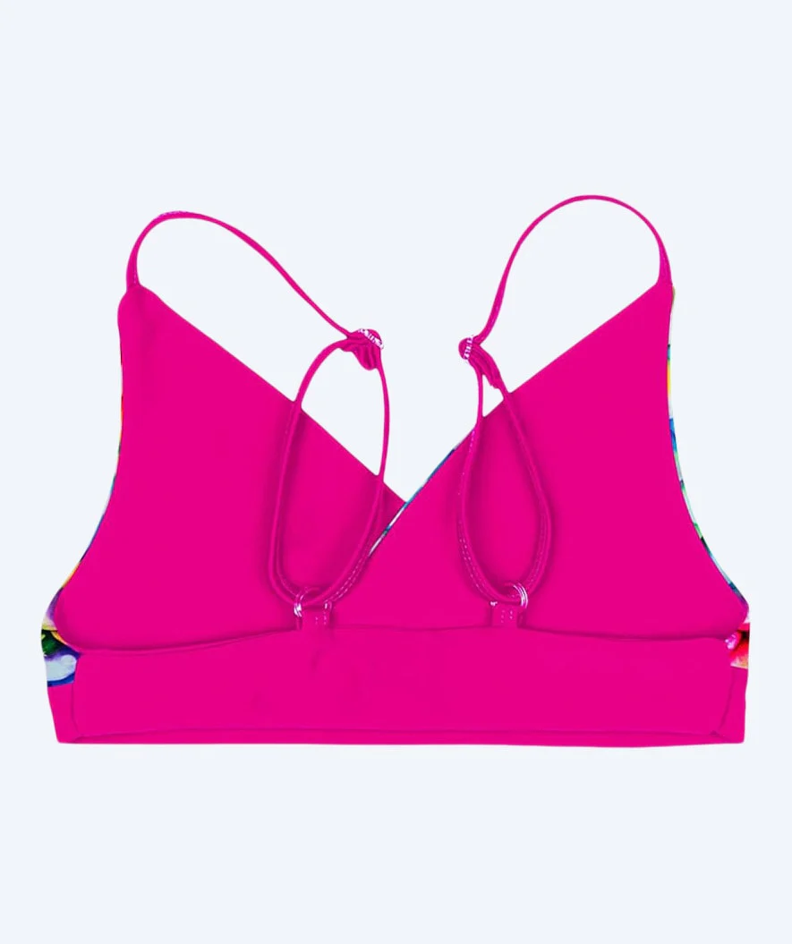 Fin Fun góra od bikini syrenka dla dziewczynek bez falbanek - Rainbow Reef - Image 2