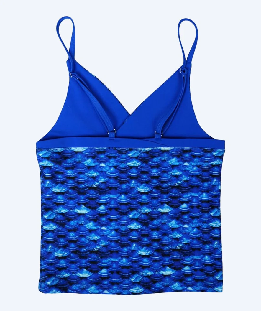 Fin Fun góra od tankini dla dziewczynek - Arctic Blue - Image 2