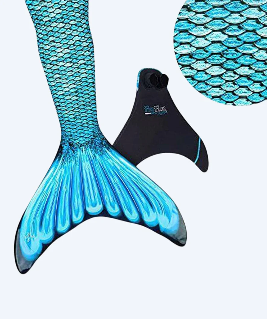Fin Fun ogon syreny dla dorosłych - Zestaw - Tidal Teal (jasnoniebieski) - Image 2