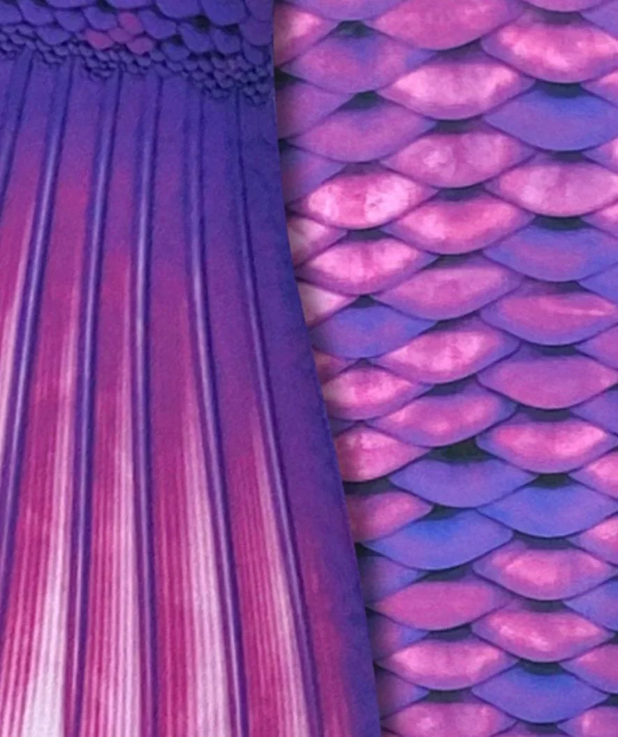 Fin Fun ogon syreny dla dzieci - Zestaw - Asian Magenta (fioletowy) - Image 6