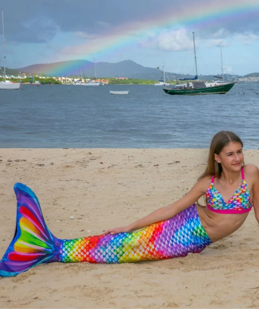 Fin Fun ogon syreny dla dzieci - Zestaw - Rainbow Reef - Image 3