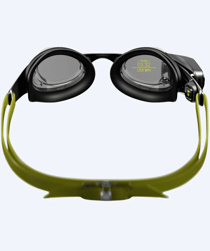Form Swim display Elite okulary do pływania - Smart Swim 2 PRO - Czarny/Zielony - Image 3