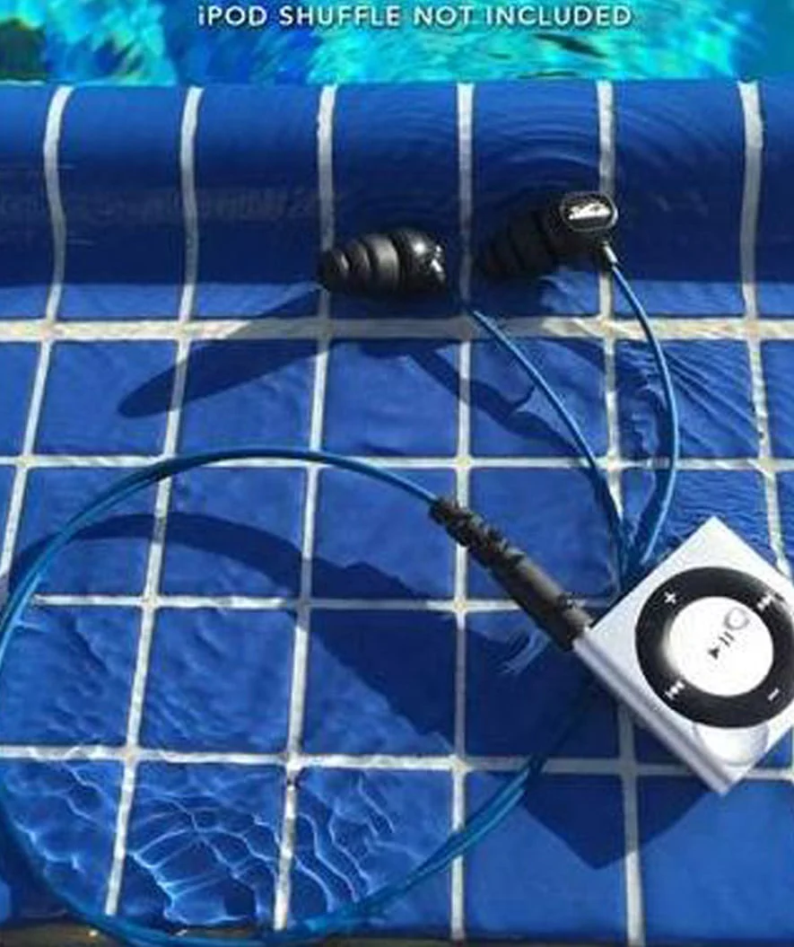 H2OAudio wodoodporne słuchawki - Surge S Plus - krótki kabel - Niebieski - Image 4
