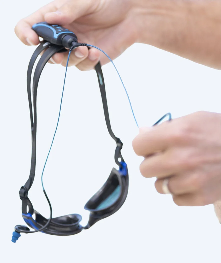H2OAudio wodoodporne słuchawki - Surge SX10 krótki kabel - Niebieski - Image 2