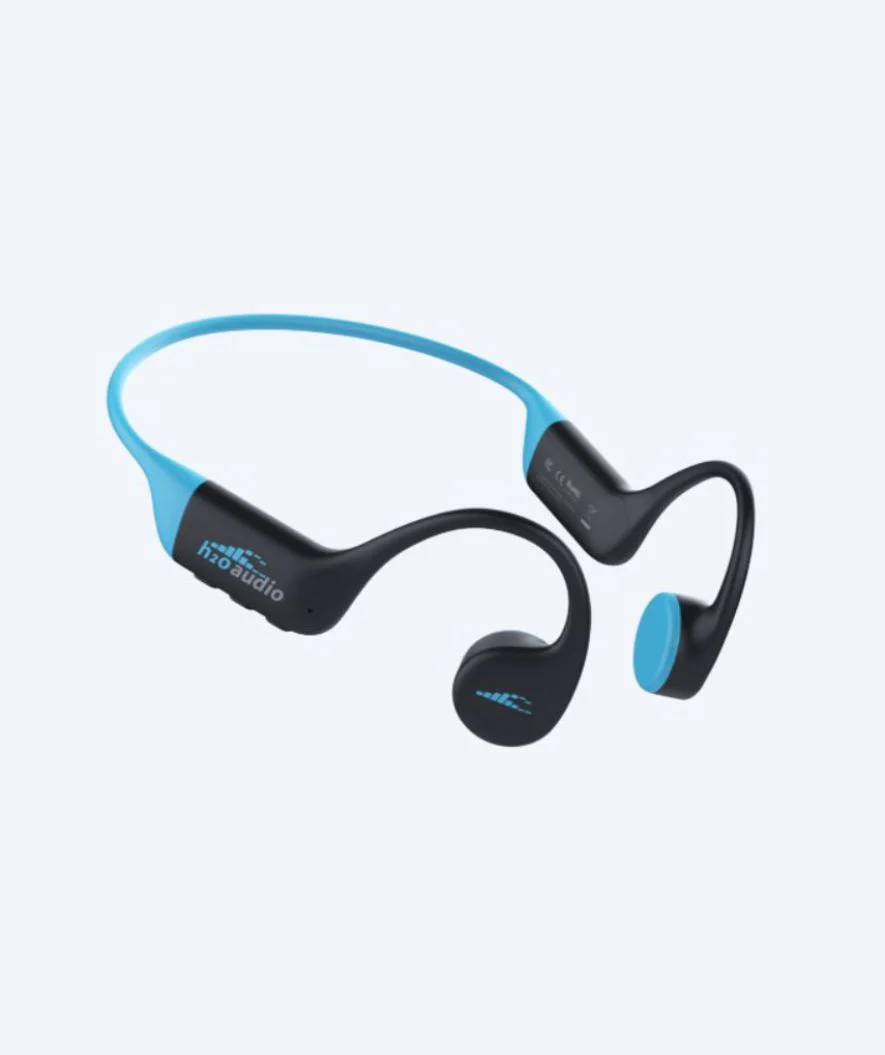H2OAudio wodoodporne słuchawki - Tri 2 Multi-Sport z BT i MP3 - Niebieski/czarny - Image 2