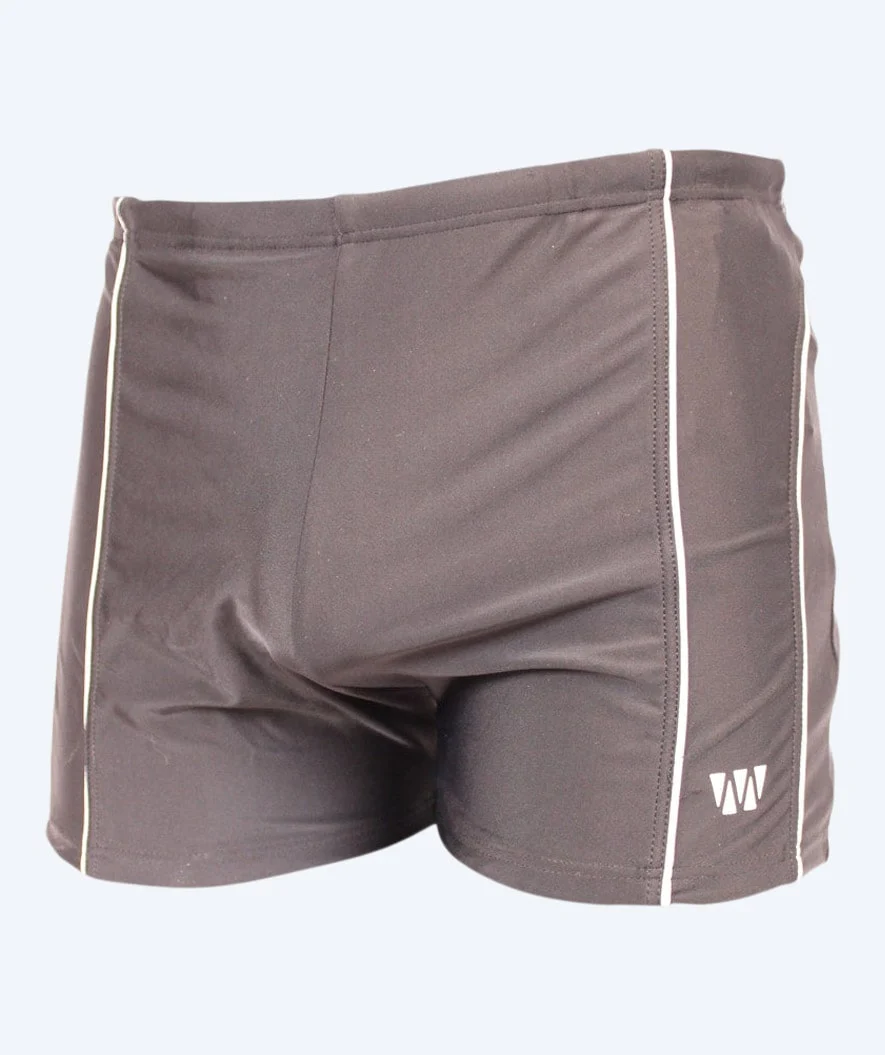 Mirou kąpielówki męskie plus size - 250s - Czarne/białe - Image 2