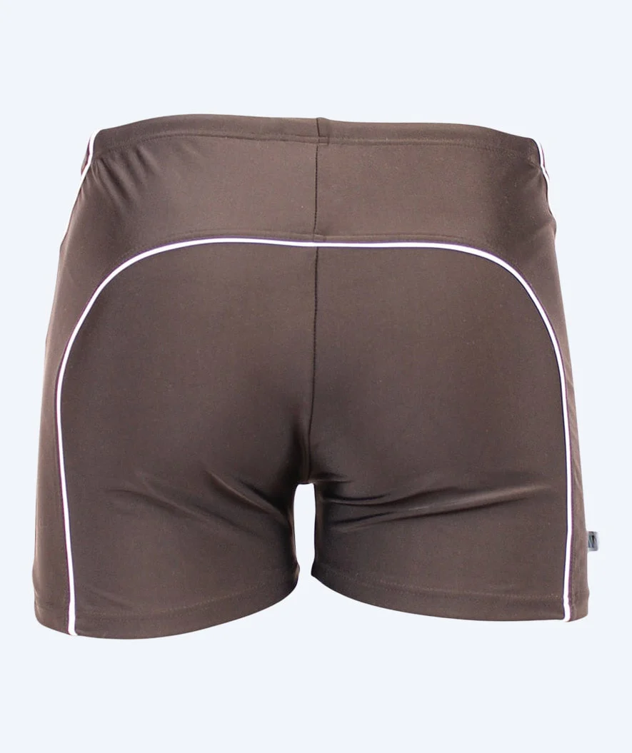 Mirou kąpielówki męskie plus size - 250s - Czarne/białe - Image 3