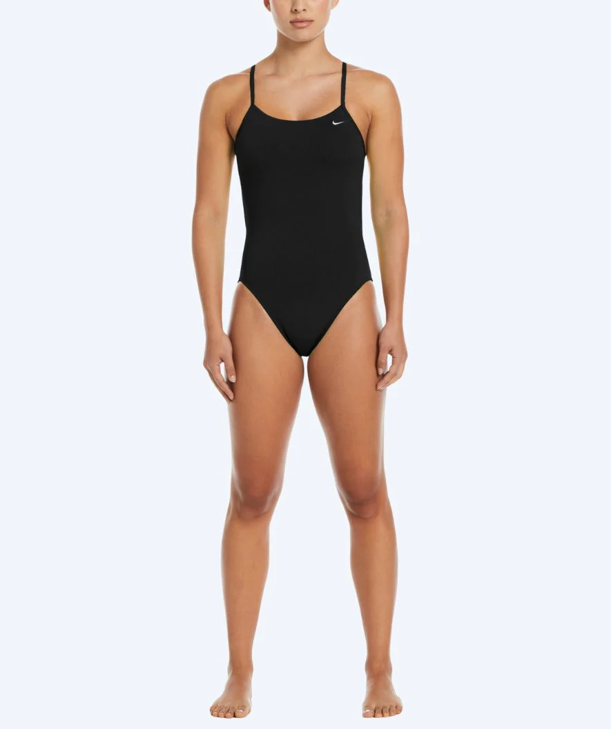 Nike strój kąpielowy dla kobiet - Hydrastrong Cutout - Czarny - Image 3